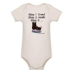 Ice Hockey onesie.  I wish i could have had one of these for Tanner as a baby!!!  This is so him!!!<3: